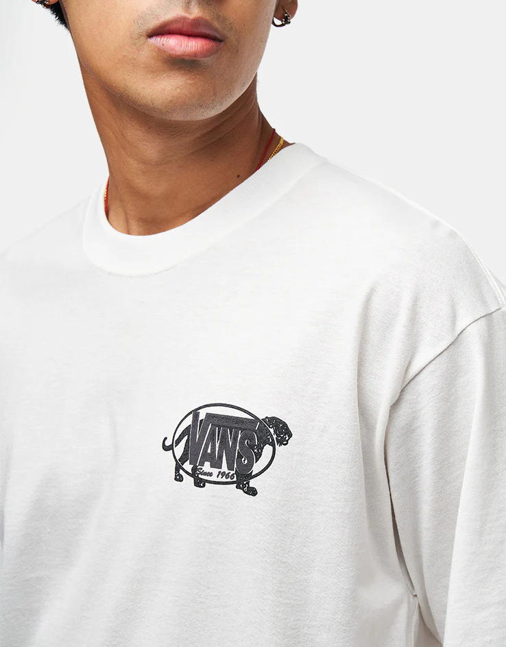 Vans Awaken Tiger T-Shirt - White - Image 4