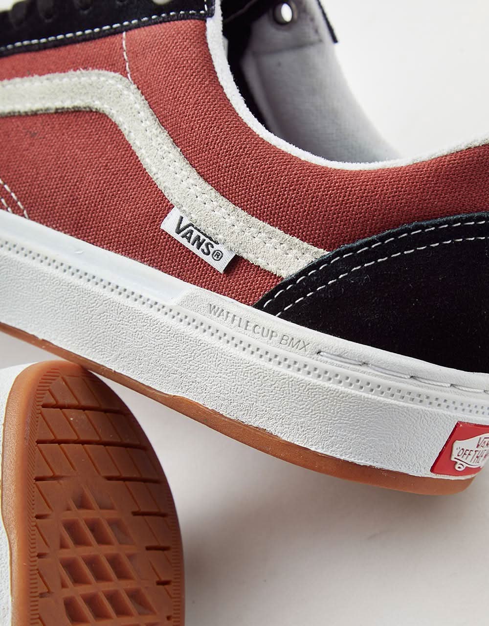 Vans BMX Old Skool Skate Shoes - Black Iris/Russet Brown - Image 6