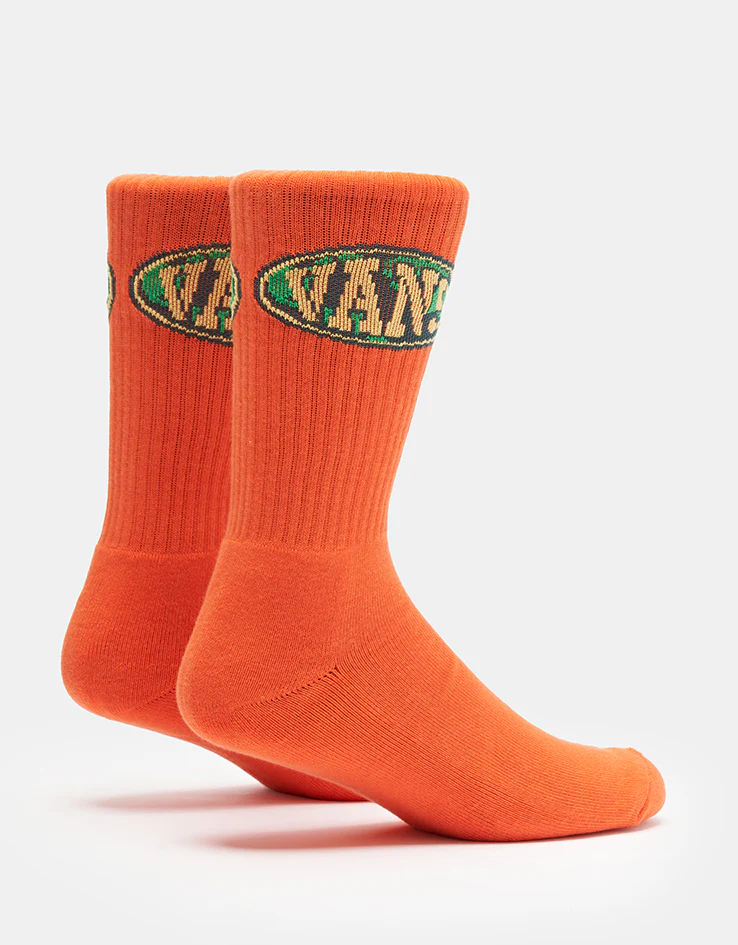 Vans Boyce Crew Socks - Flame - Image 4