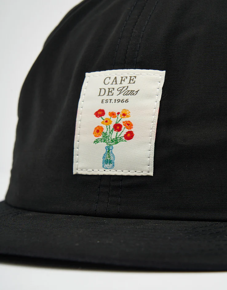 Vans Cafe Vans Jockey Cap - Black - Image 2