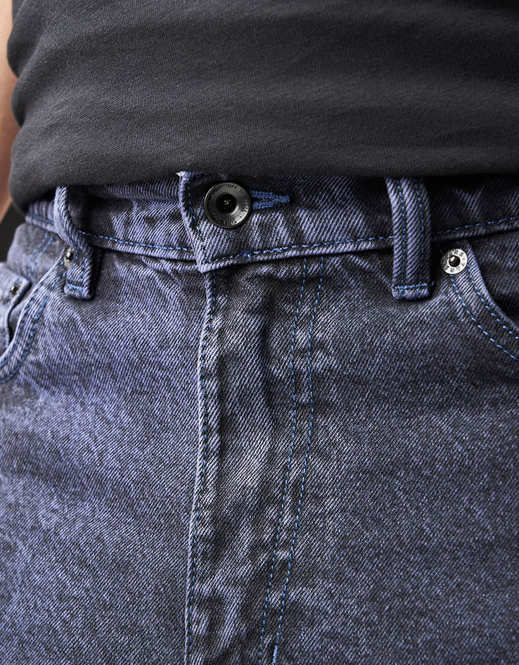 Vans Check-5 Baggy Acid Overdyed Denim Pant - Deep Indigo - Image 5