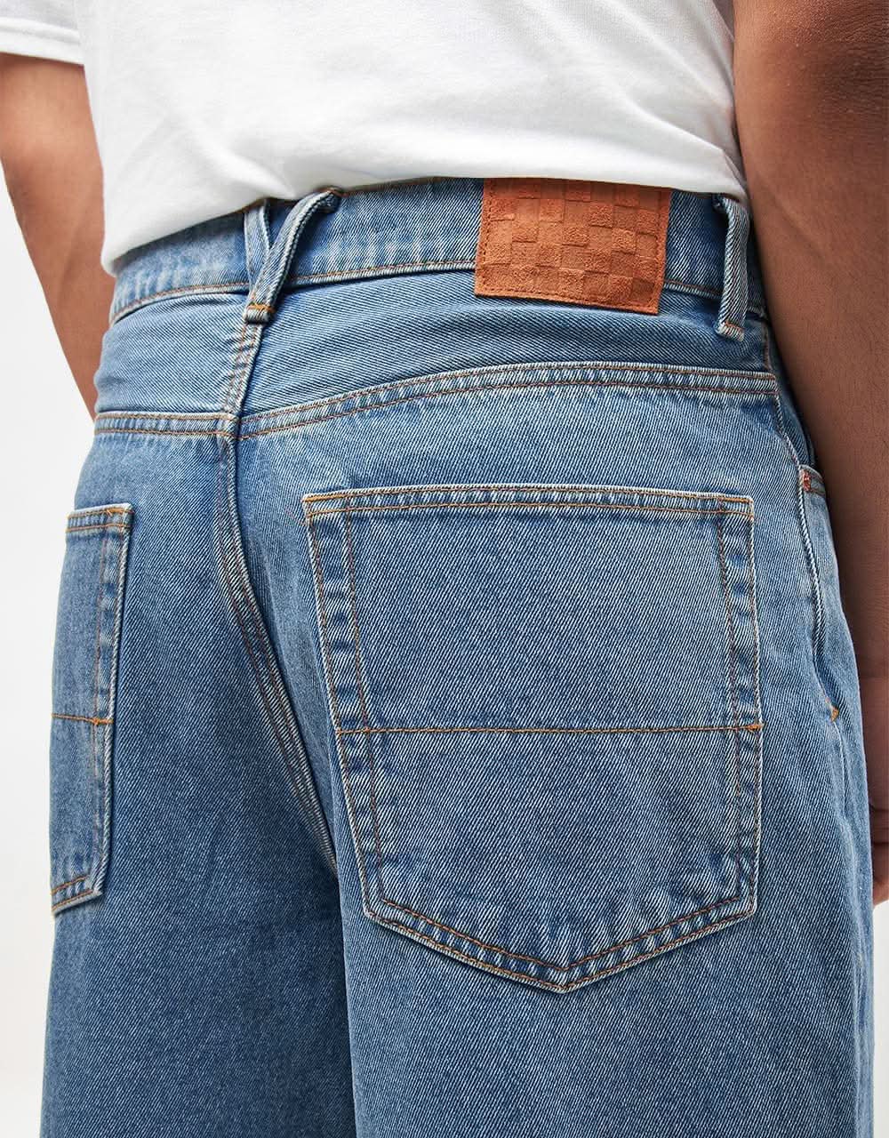 Vans Check-5 Baggy Denim Pant - Stonewash Blue - Image 7