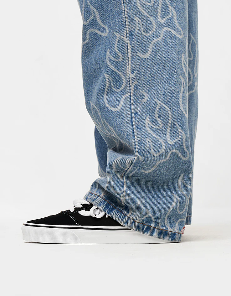 Vans Check-5 Blaze Loose Denim Pant - Stonewash Blue - Image 11