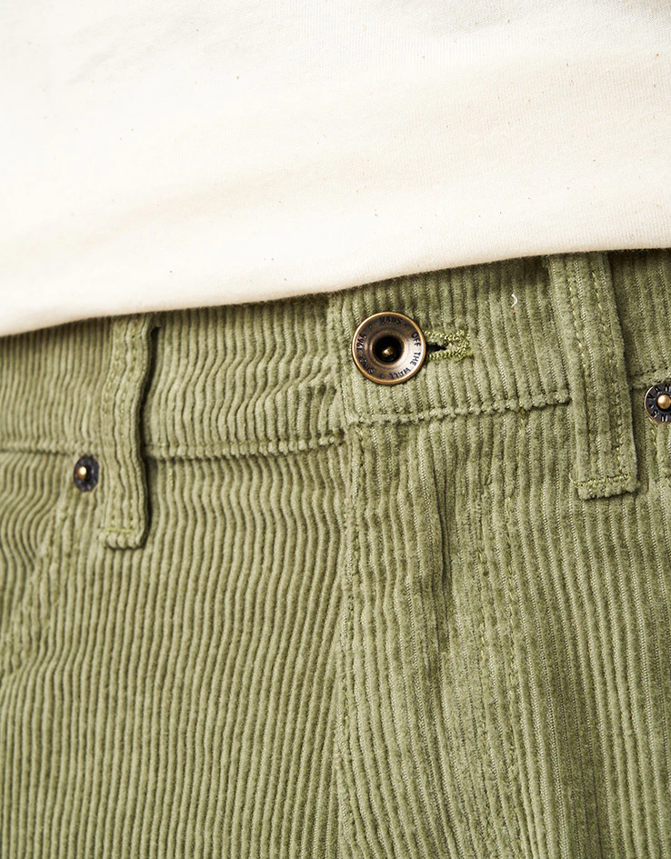 Vans Check-5 Loose Corduroy Shorts - Loden Green - Image 5