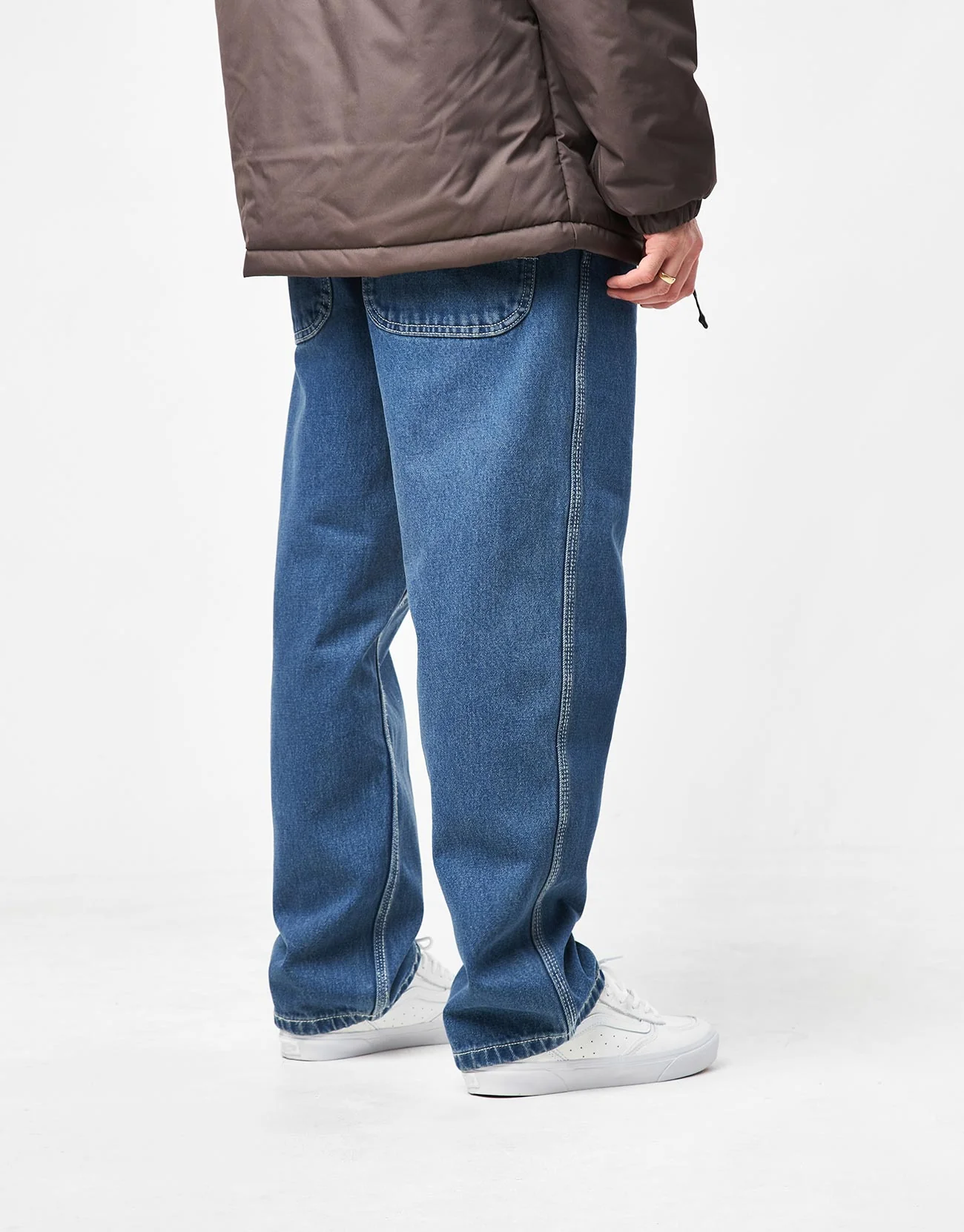 Vans Check-5 Loose Denim Pant - Vintage Indigo - Image 3