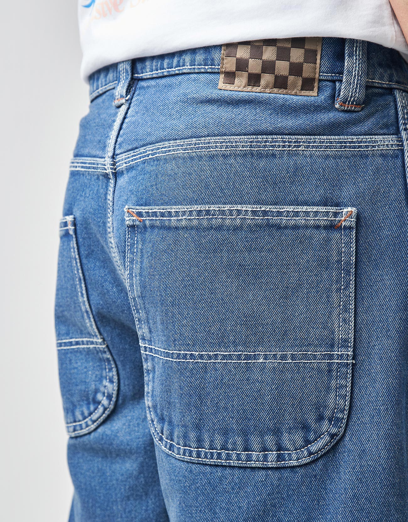 Vans Check-5 Loose Denim Pant - Vintage Indigo - Image 4
