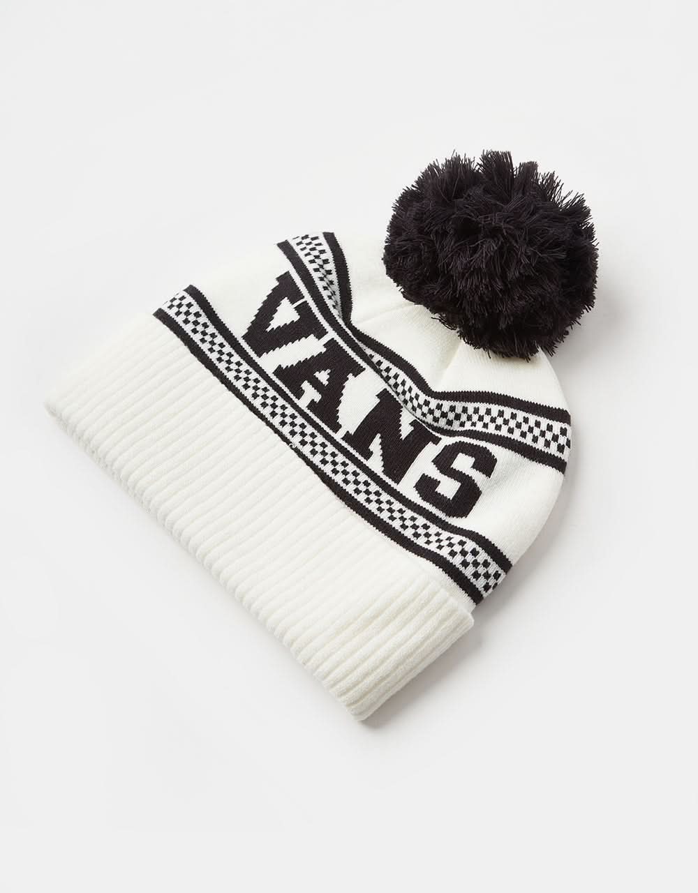 Vans Check Pom Beanie - Marshmallow - Image 4