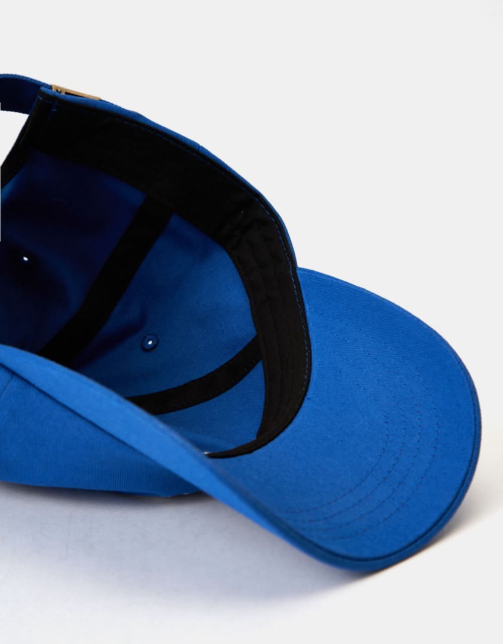 Vans Checked Curved Bill Jockey Cap - True Blue - Image 5