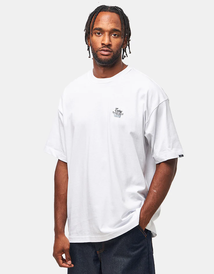 Vans Checkscoop T-Shirt - White - Image 2