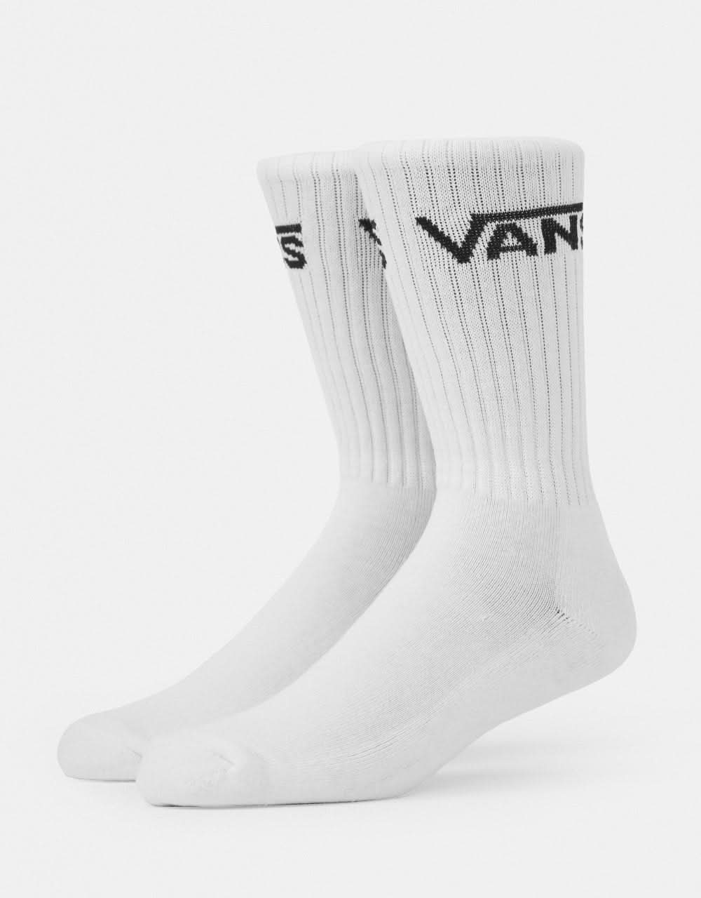 Vans Classic 6 Pack Crew Socks - White