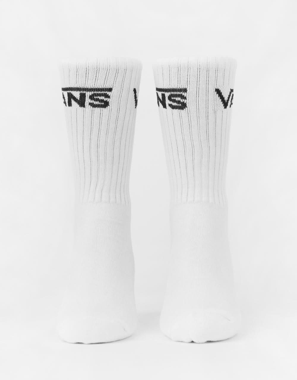 Vans Classic 6 Pack Crew Socks - White - Image 4