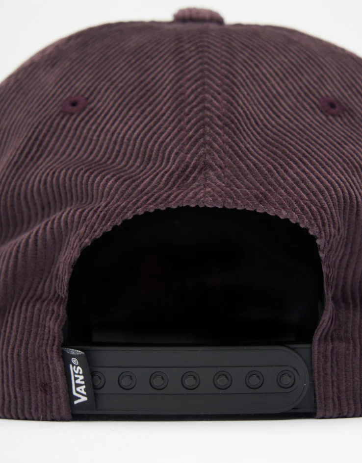 Vans Classic Script Snapback Cap - Dark Port - Image 3
