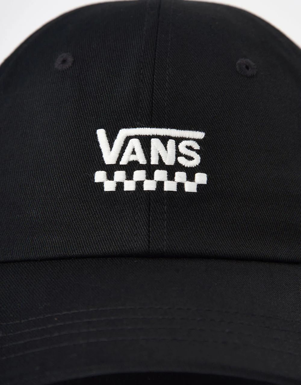 Vans Court Side Curved Bill Jockey Cap - Black - Image 2