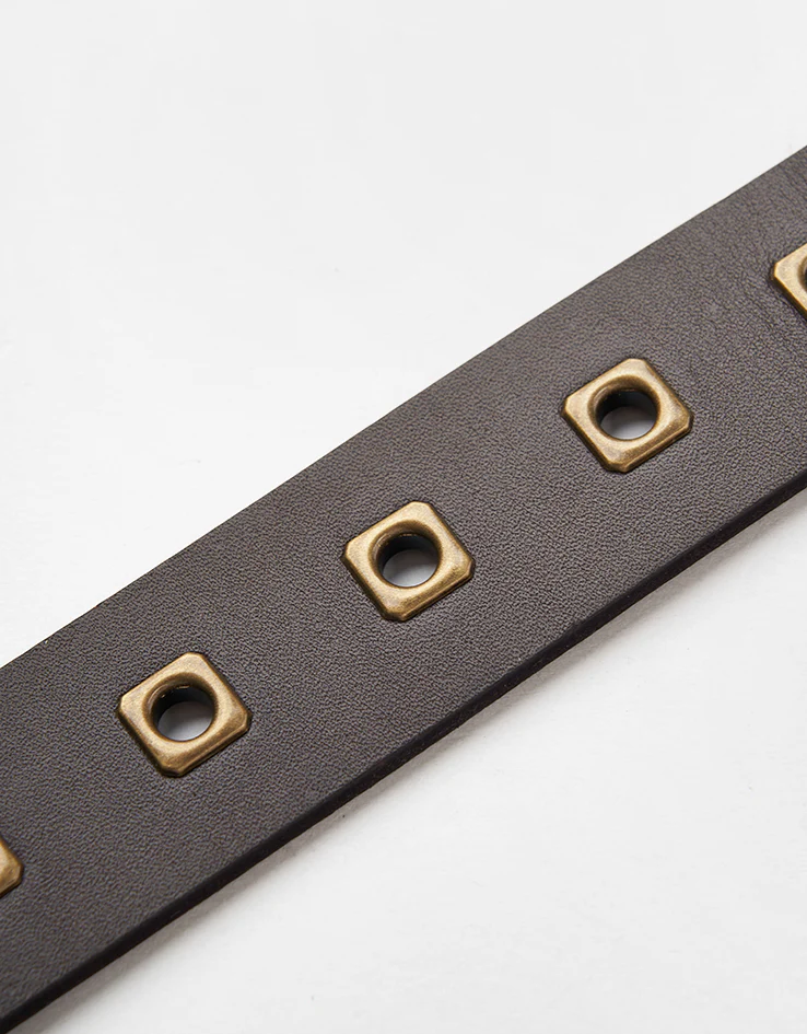 Vans Determined Leather Belt - Coal Brown - Image 4