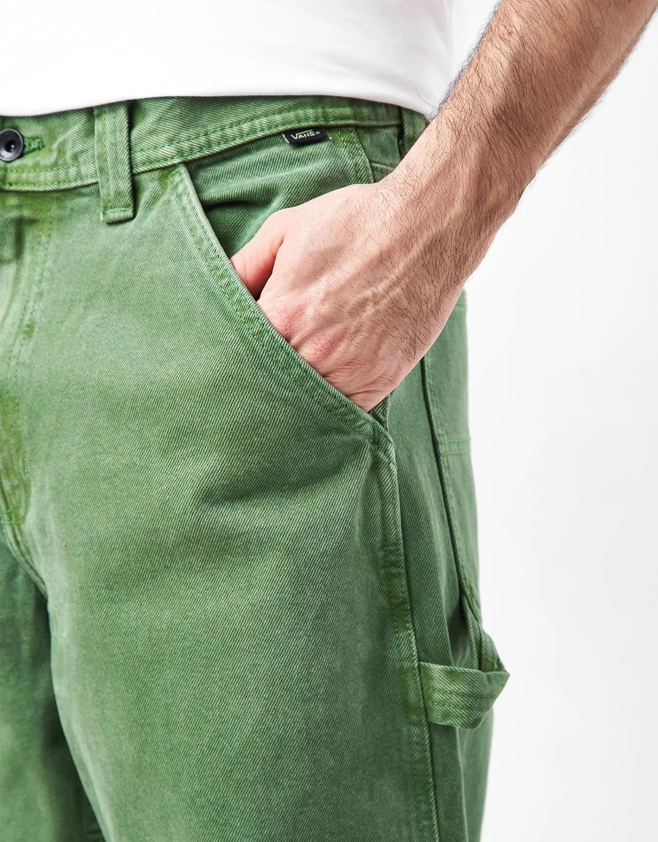 Vans Drill Chore Carpenter Loose Denim Pant - Fairway - Image 5