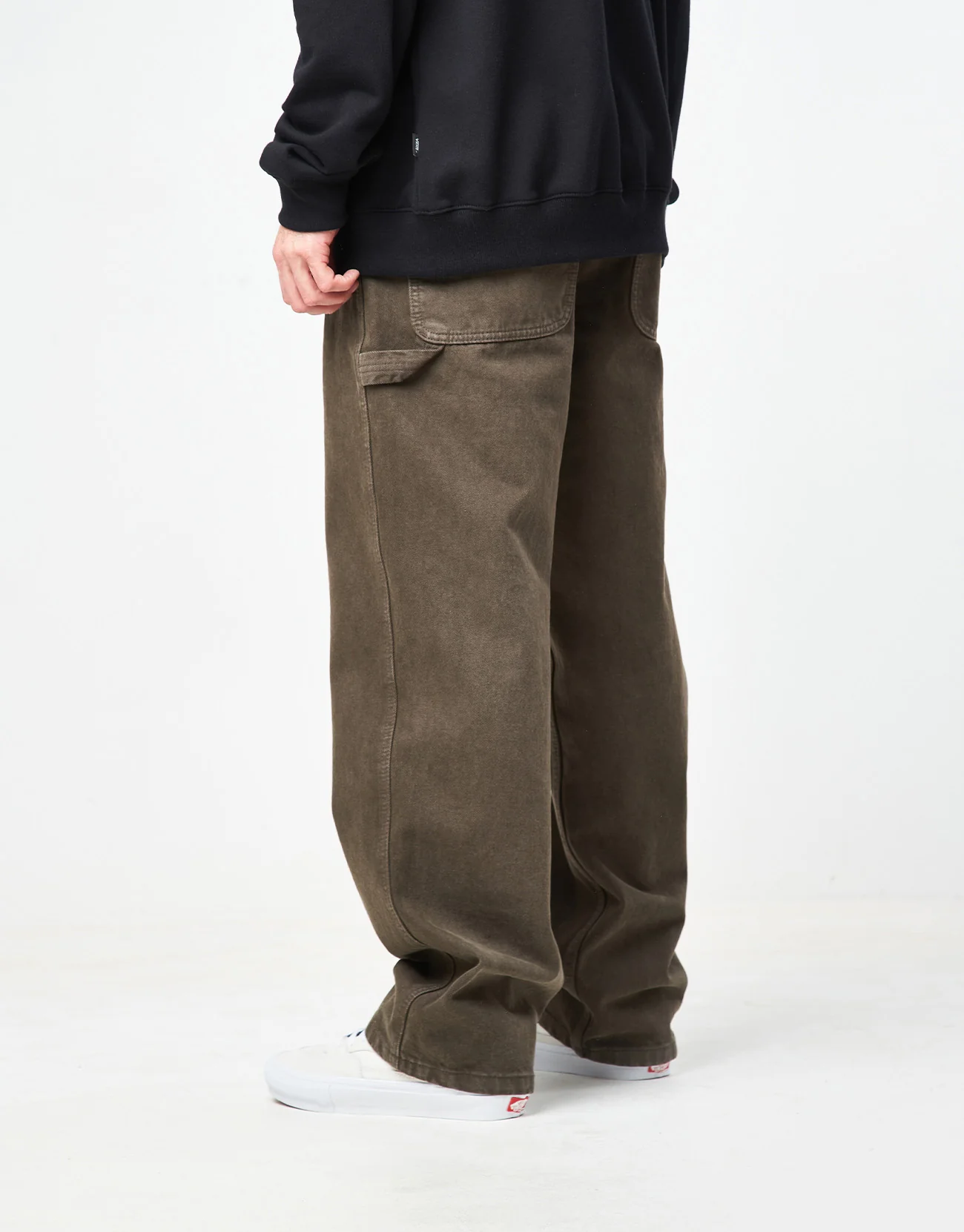 Vans Drill Chore Carpenter Loose Denim Pant - Turkish Coffee - Image 3
