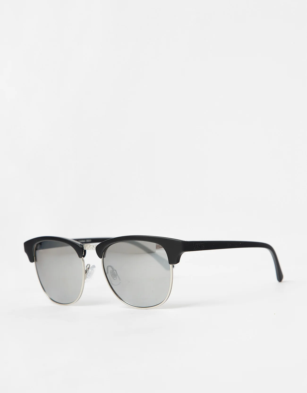 Vans Dunville Sunglasses - Matte Black/Silver Mirror - Image 2