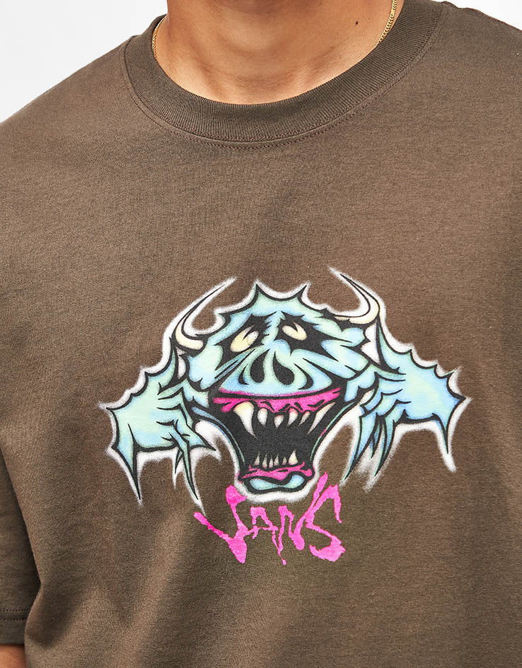 Vans Goofy Ghoul T-Shirt - Coal Brown - Image 3