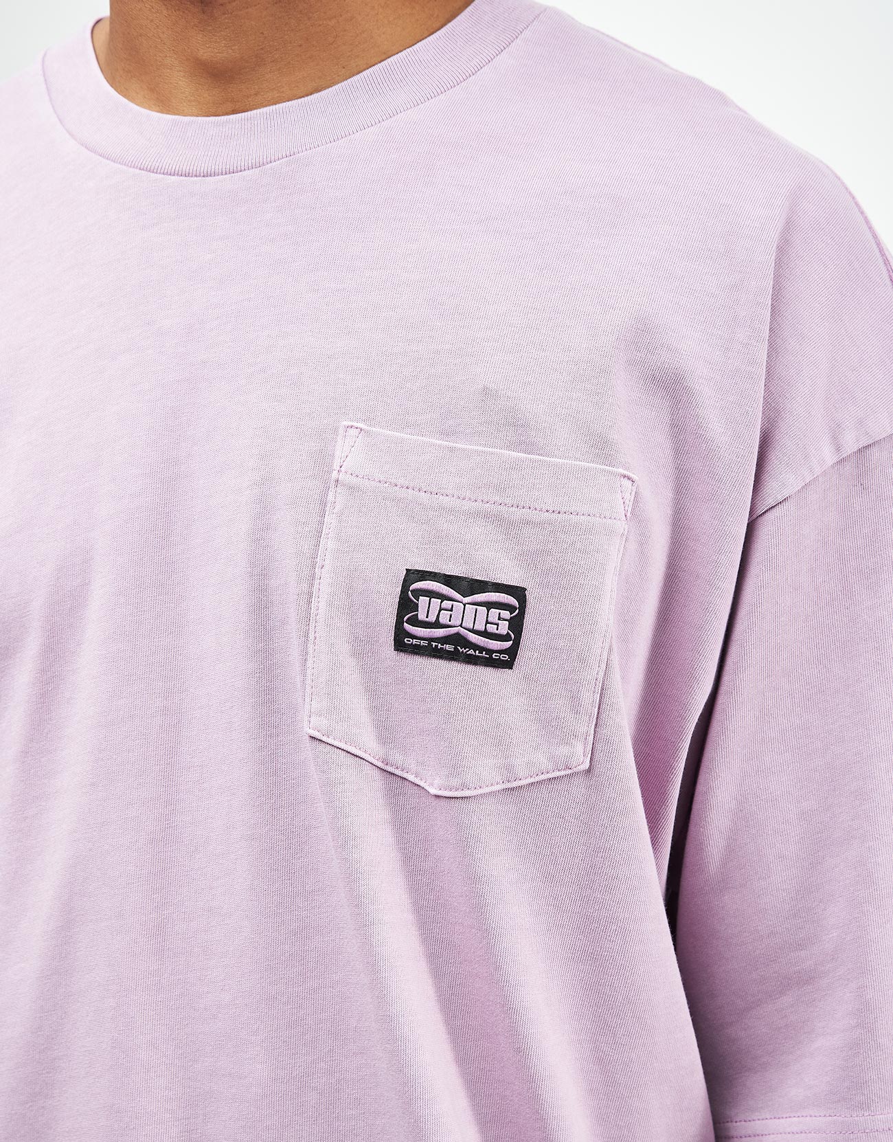 Vans Hyper Patch Pocket T-Shirt - Lavender Mist - Image 4