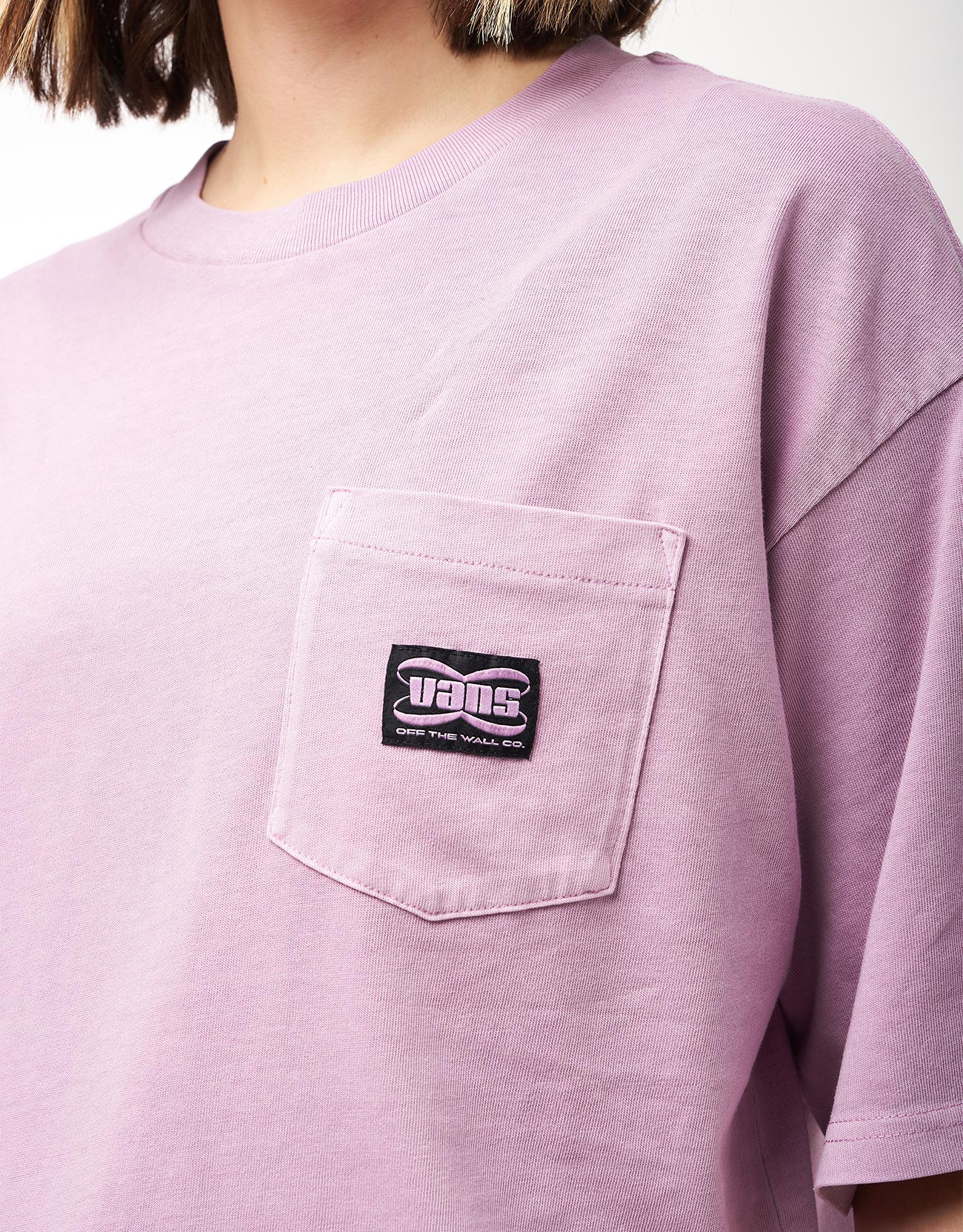 Vans Hyper Patch Pocket T-Shirt - Lavender Mist - Image 7