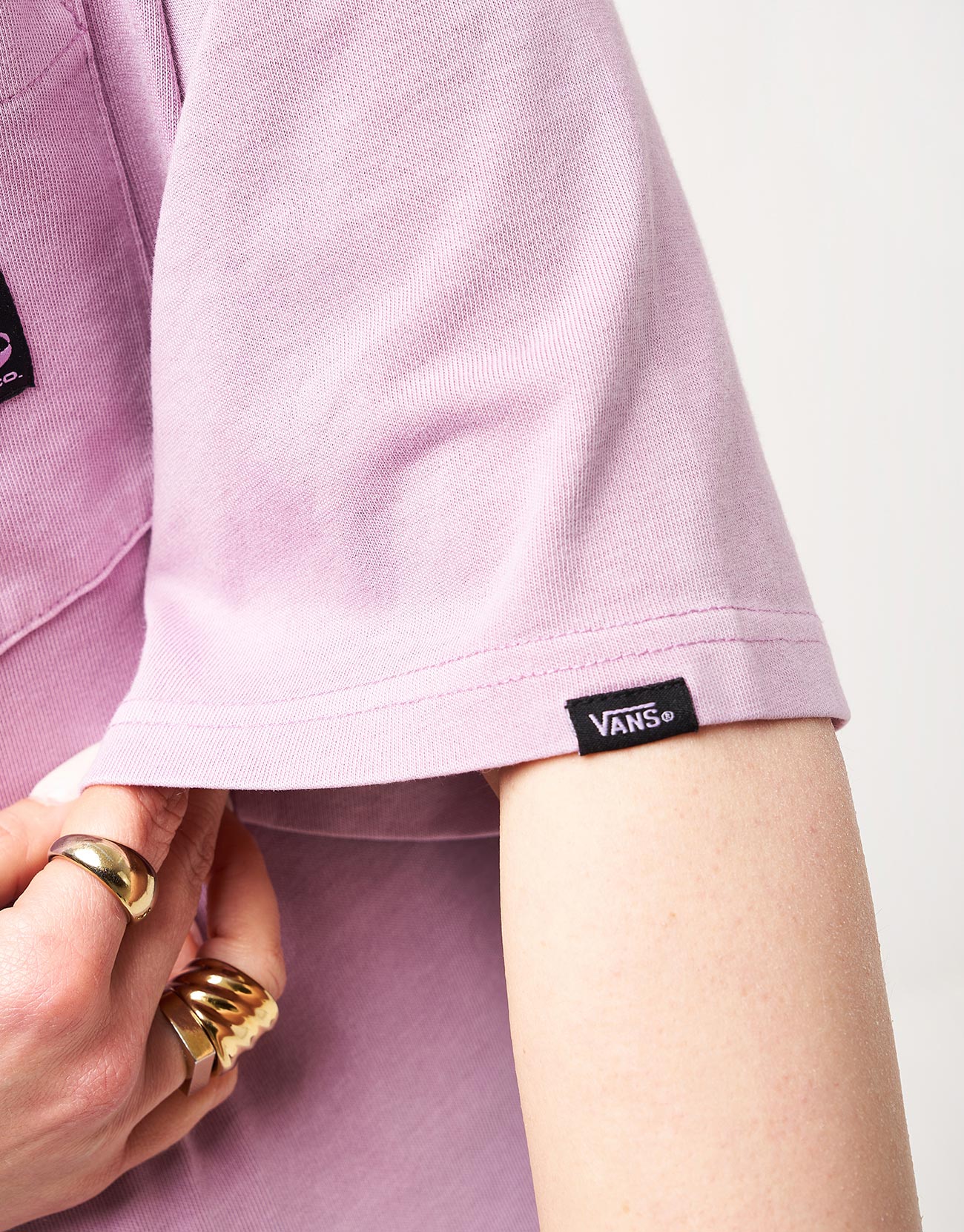 Vans Hyper Patch Pocket T-Shirt - Lavender Mist - Image 8