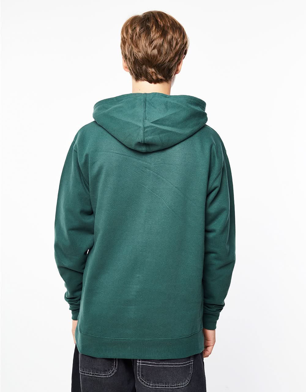 Vans In Our Hands Kids Pullover Hoodie - Deep Teal - Image 2