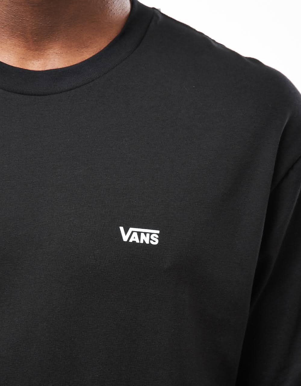 Vans Left Chest Logo T-Shirt - Black - Image 3