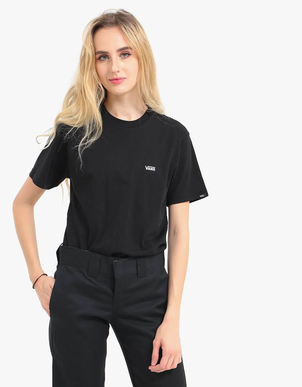 Vans Left Chest Logo T-Shirt - Black - Image 5