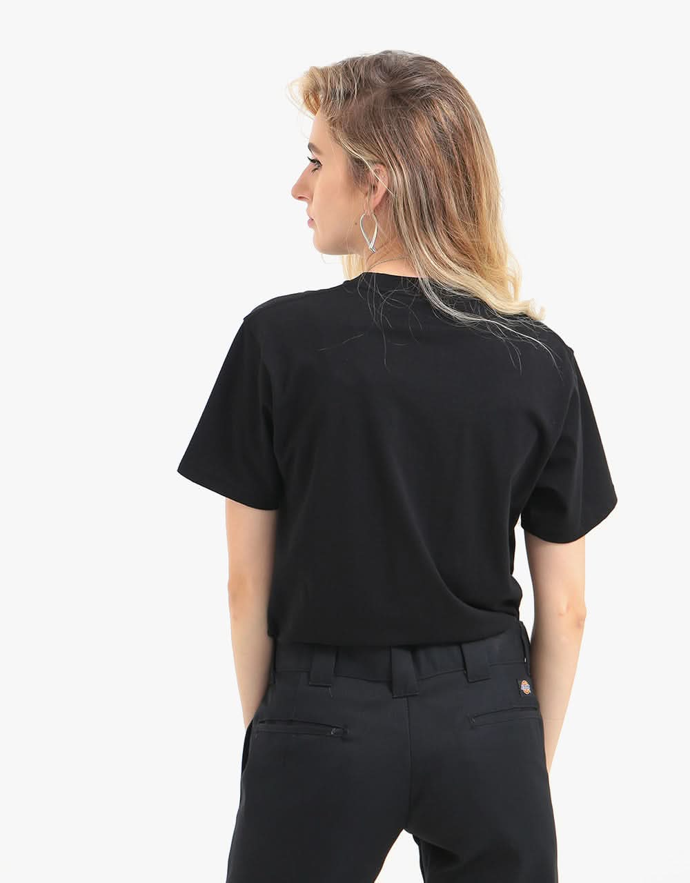 Vans Left Chest Logo T-Shirt - Black - Image 7