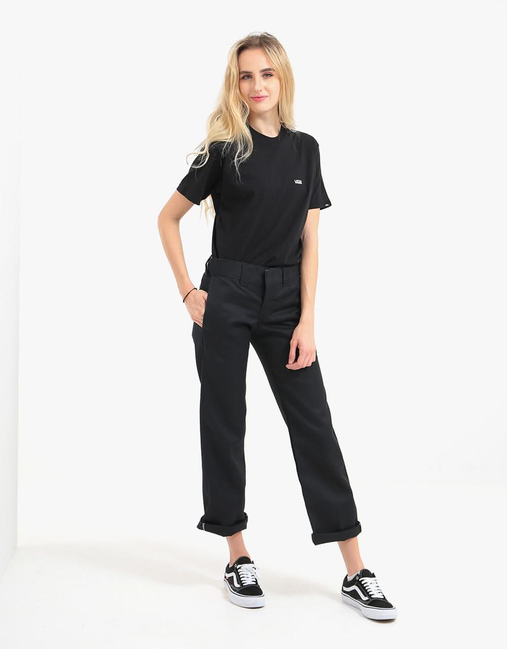 Vans Left Chest Logo T-Shirt - Black - Image 8
