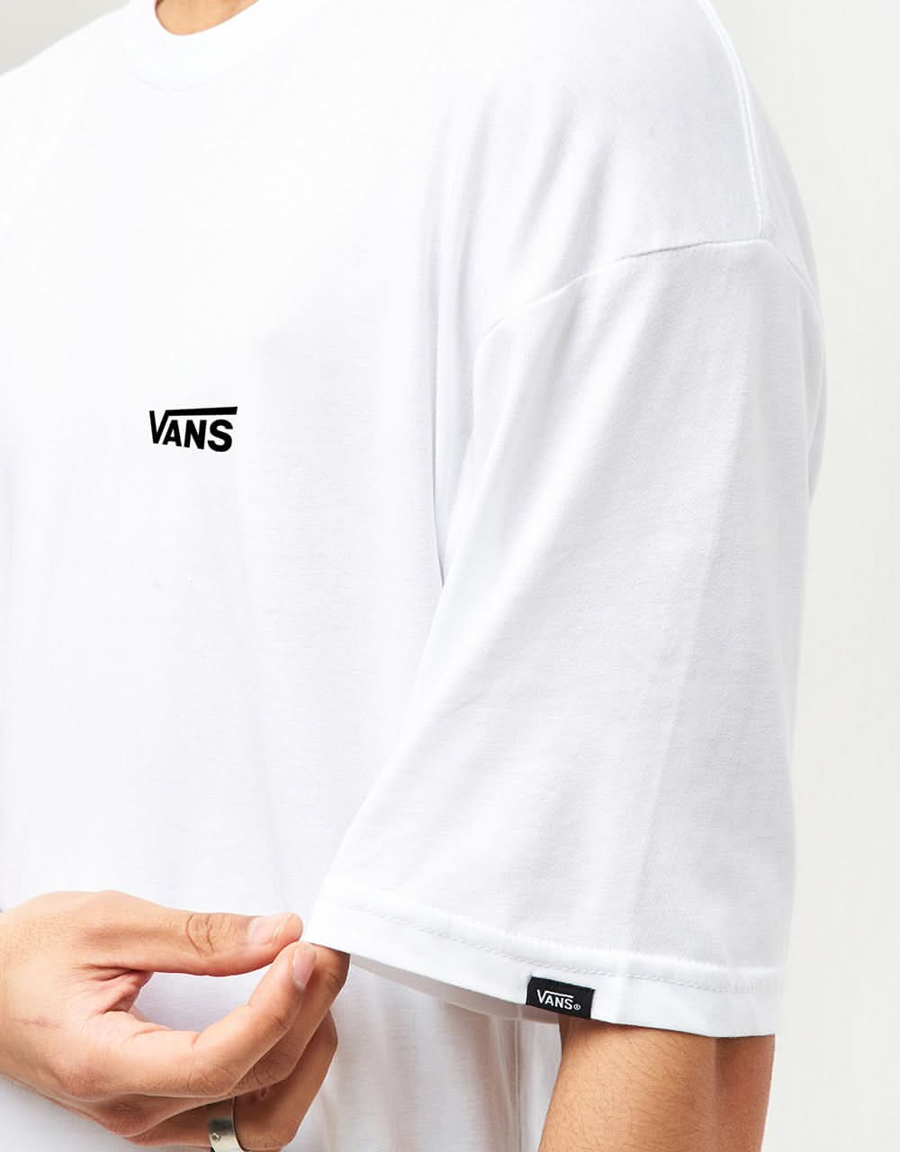 Vans Left Chest Logo T-Shirt - White - Image 3