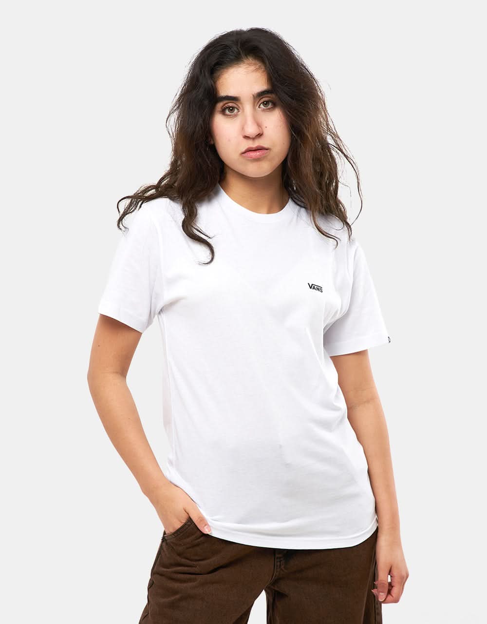 Vans Left Chest Logo T-Shirt - White - Image 4