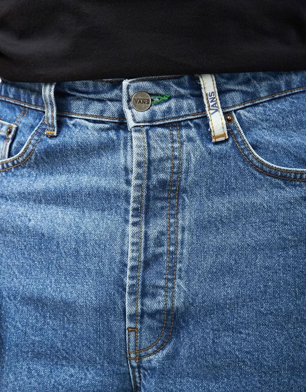Vans Loose Fit 5 Pocket Denim Pant - Stone Wash - Image 6