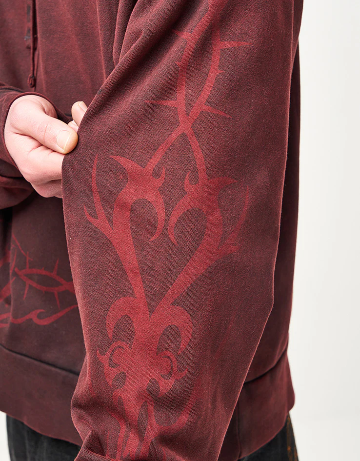 Vans LX Dayana Tribal Flame Pullover - Crimson Haze - Image 4