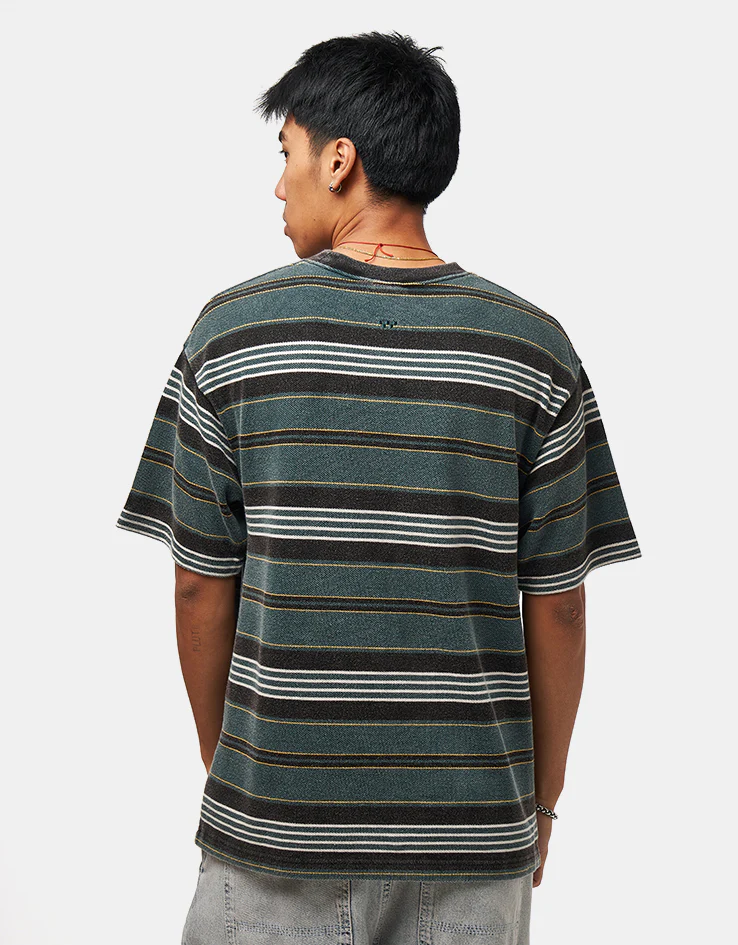 Vans LX Pique Stripe SS Knit - Mystic Moss - Image 2