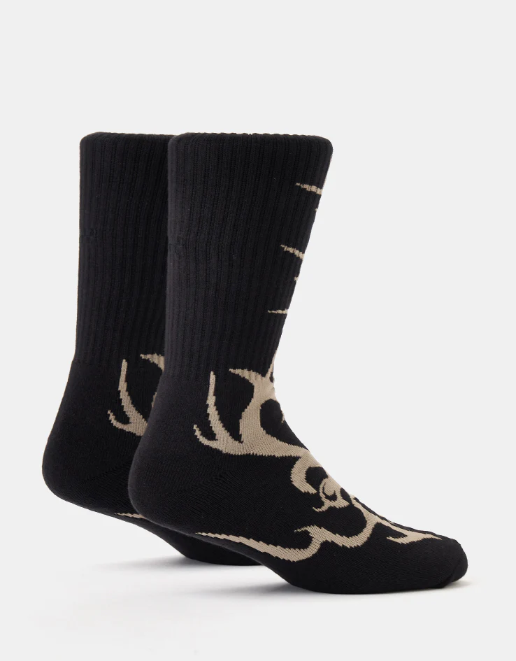 Vans LX Tribal Crew Socks - Black - Image 2