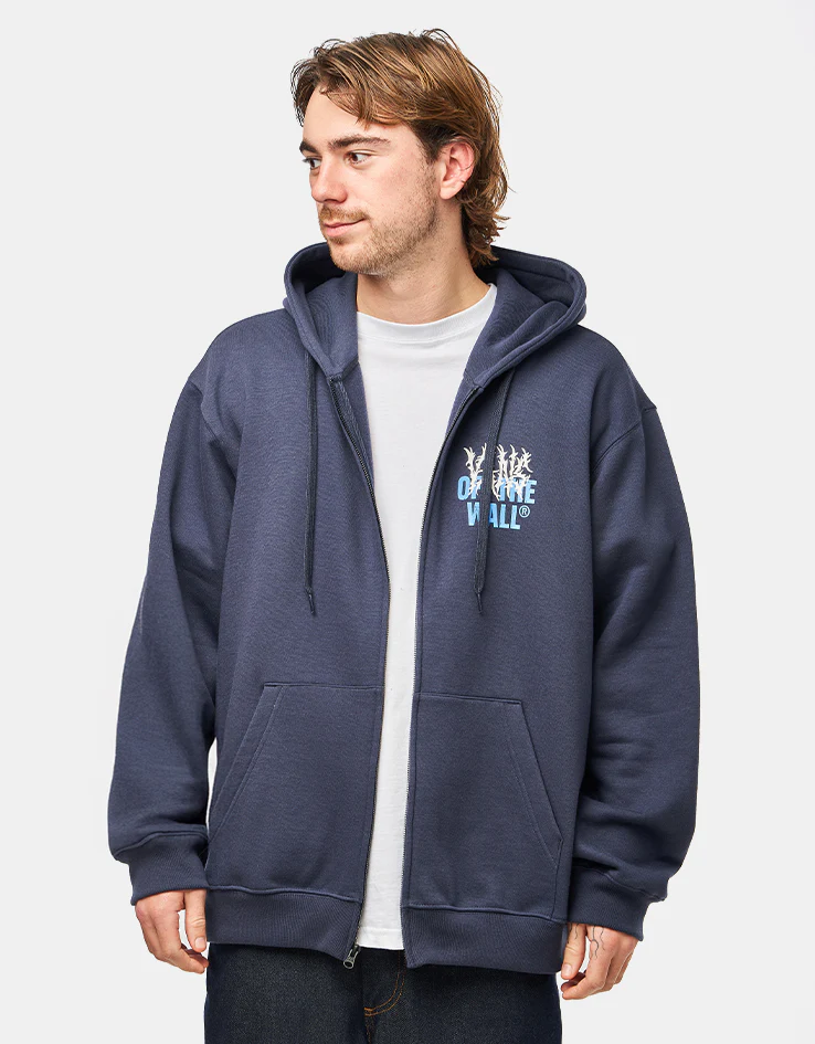 Vans Metal Wall Full Zip Hoodie - Parisian Night - Image 2