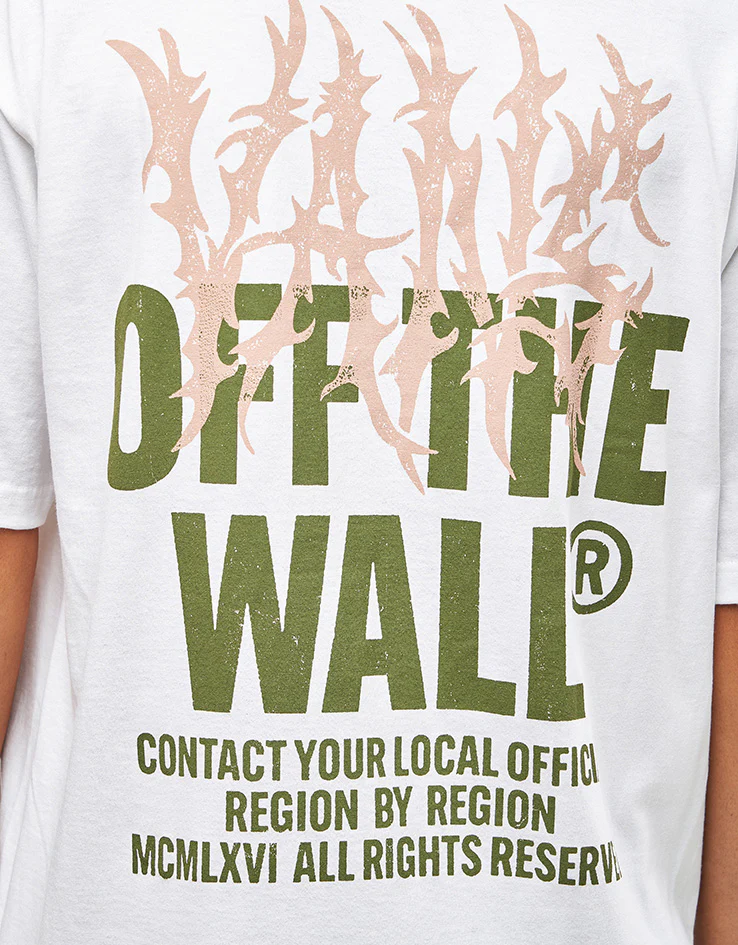 Vans Metal Wall T-Shirt - White - Image 3