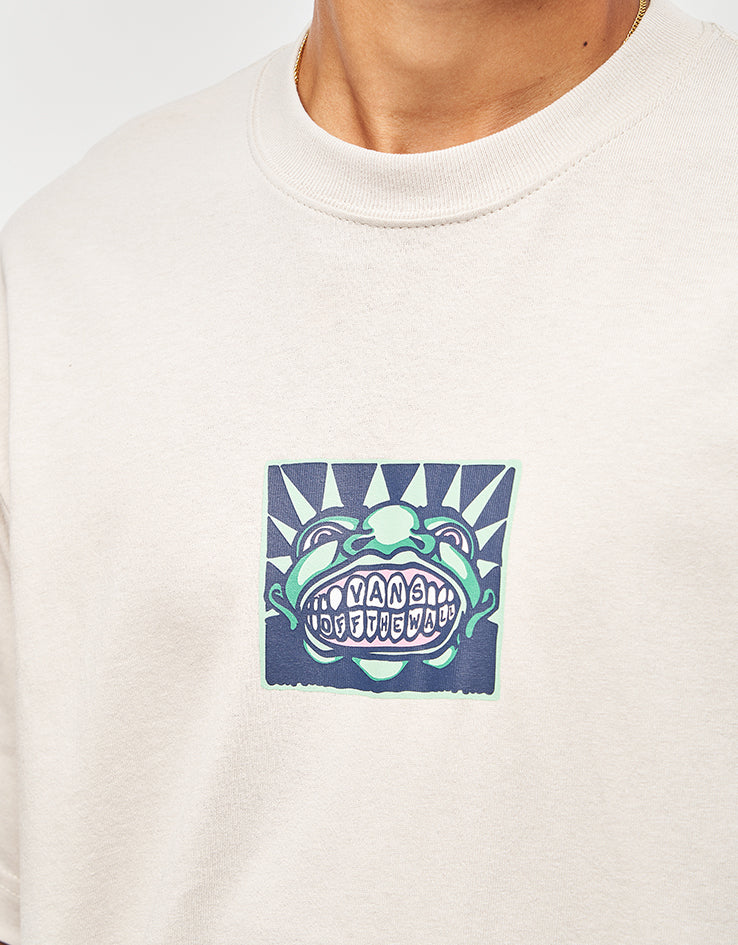 Vans Mouf Loose Fit T-Shirt - Taupe Mist - Image 3