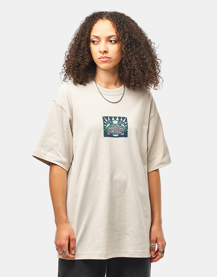 Vans Mouf Loose Fit T-Shirt - Taupe Mist - Image 4