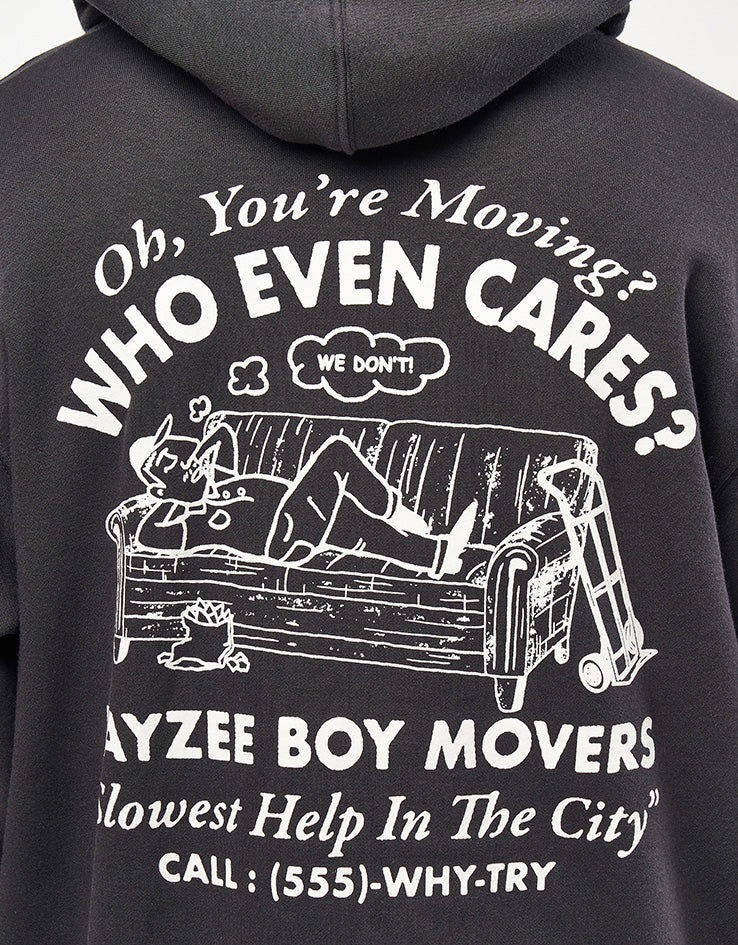 Vans Moving Co Pullover Hoodie - Black - Image 3