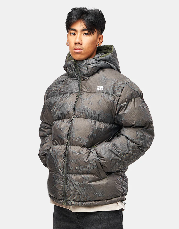 Vans MTE Bridgewood Reversible Puffer Jacket - Grape Leaf - Image 2