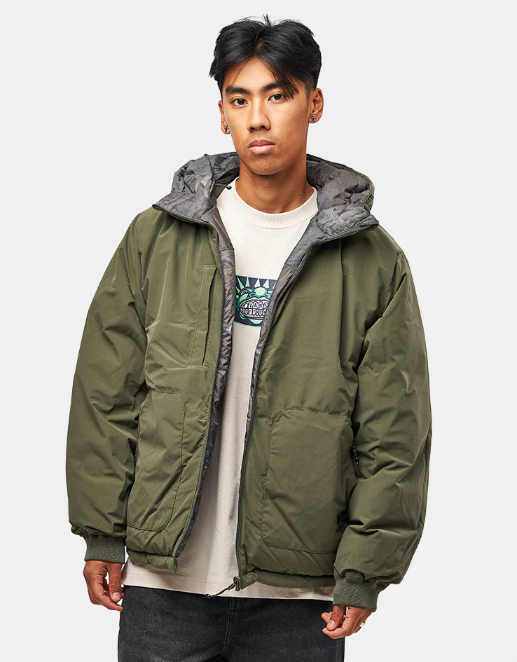 Vans MTE Bridgewood Reversible Puffer Jacket - Grape Leaf - Image 6
