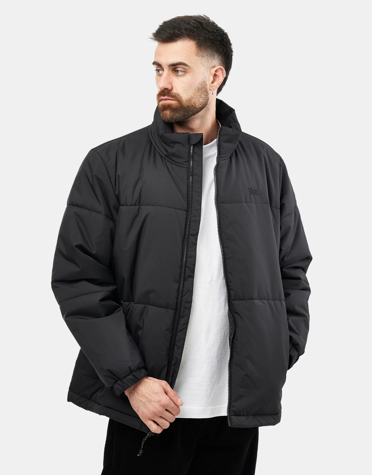 Vans MTE No Hood Norris Puffer Jacket - Black - Image 3