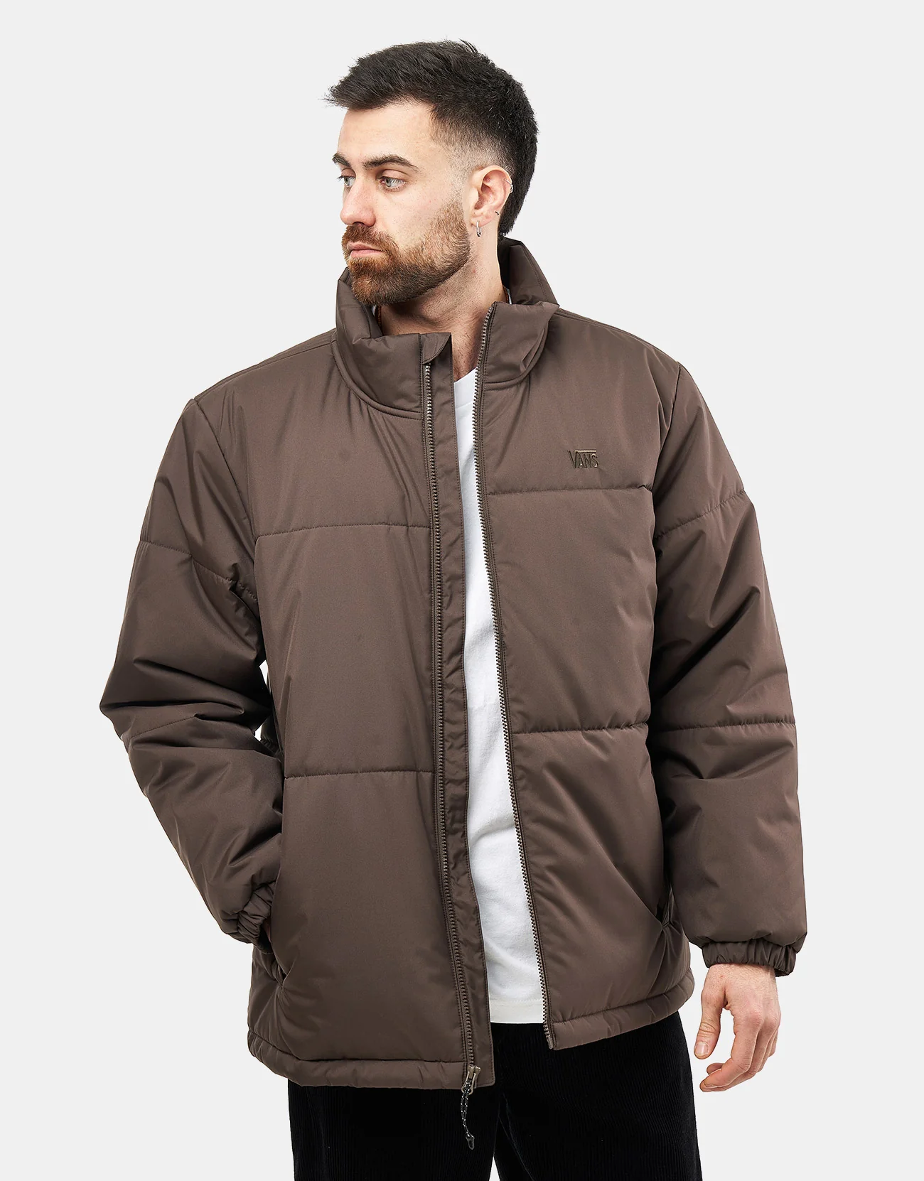 Vans MTE No Hood Norris Puffer Jacket - Turkish Coffee - Image 3