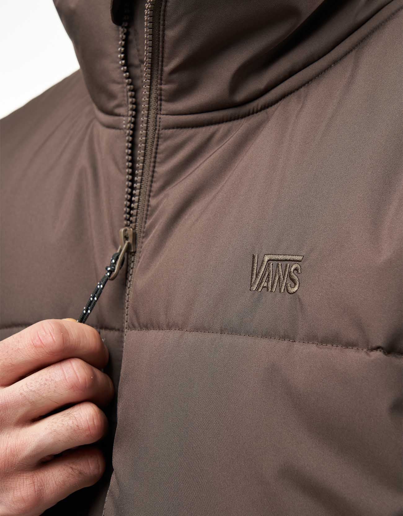 Vans MTE No Hood Norris Puffer Jacket - Turkish Coffee - Image 4