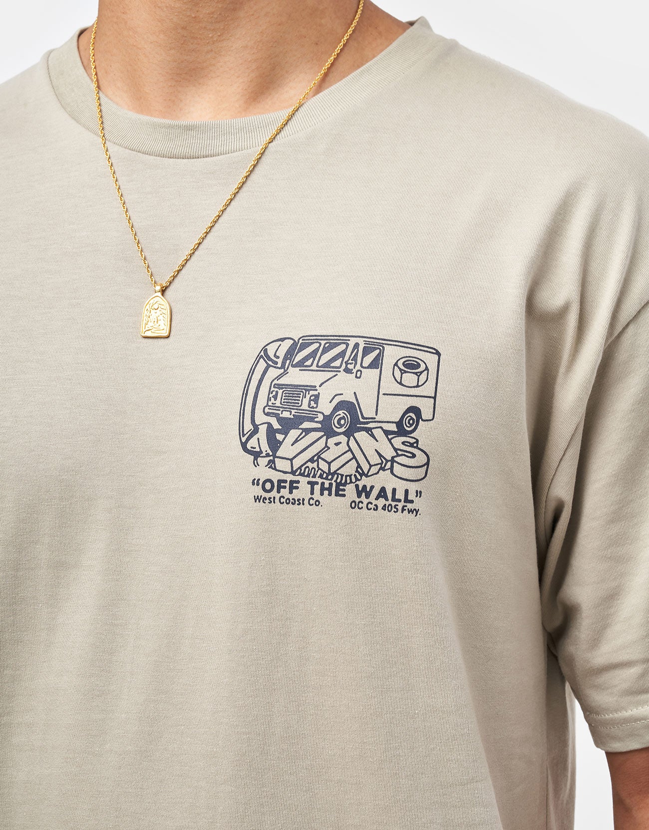 Vans Next Stop T-Shirt - London Fog - Image 2