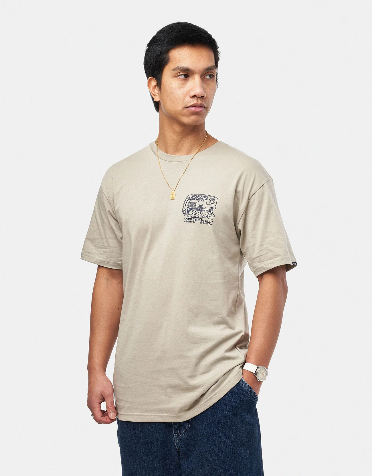 Vans Next Stop T-Shirt - London Fog - Image 3