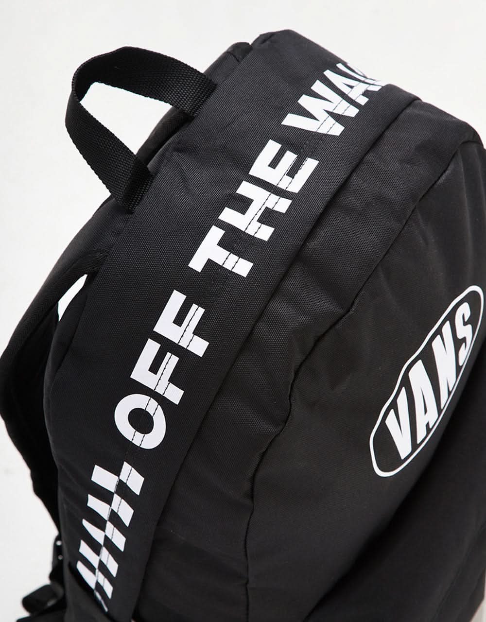 Vans Old Skool Backpack - Black/White (Oval Logo) - Image 2