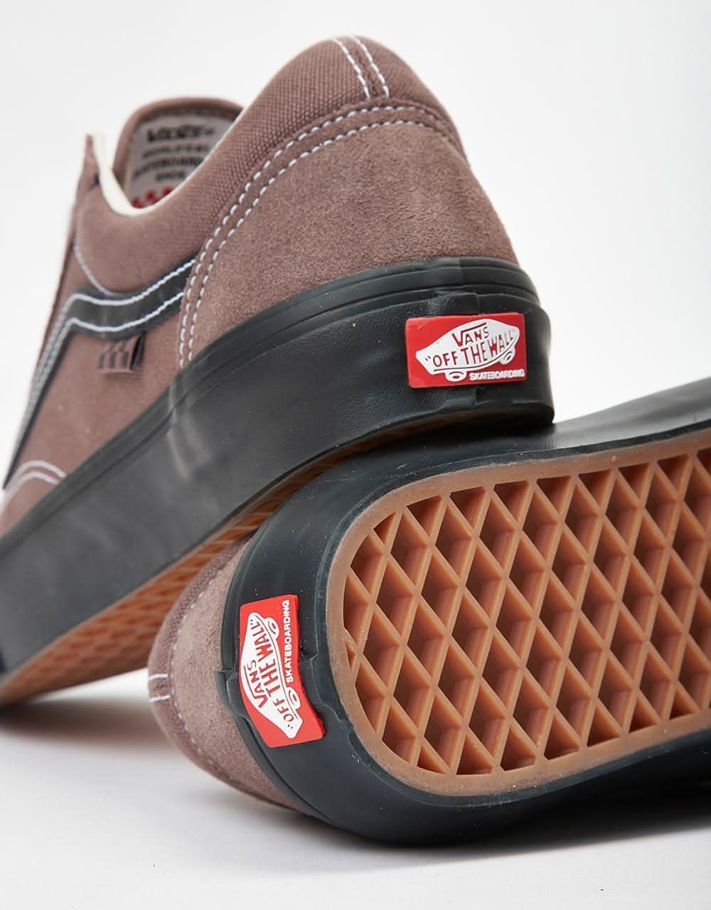 Vans Old Skool Skate Shoes - Taupe - Image 5